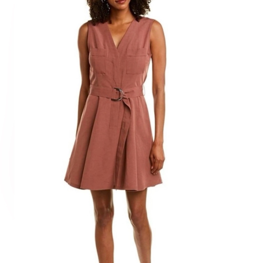 Club Monaco Mauve Mini Dress with Belt